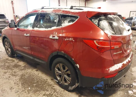 2015 Hyundai Santa Fe Sport 2.4L from USA, damaged, VIN 5XYZU3LB7FG274616